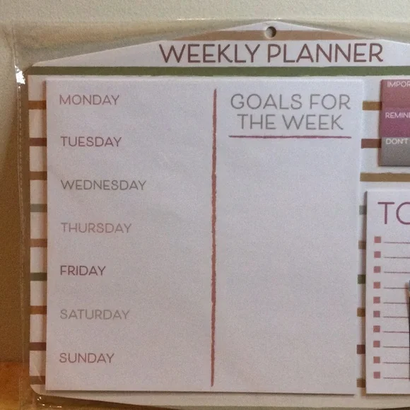 Weekly Planner with To Do List - Picture 2 of 6